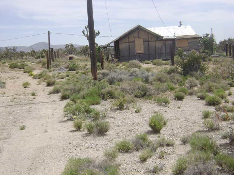 Just beyond the main house at Death Valley Mine is a second, smaller house