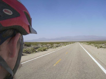 Back on pavement, the 10-ton bike and I fly gracefully down Morning Star Mine Road