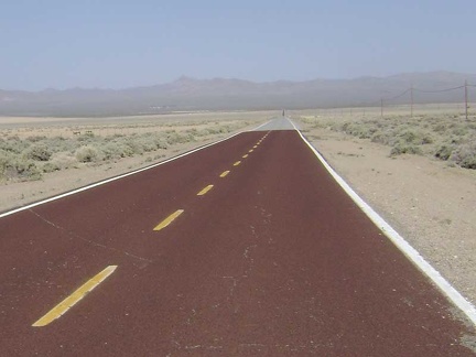 The final seven miles to Nipton crosses the dusty bottom of Ivanpah Valley