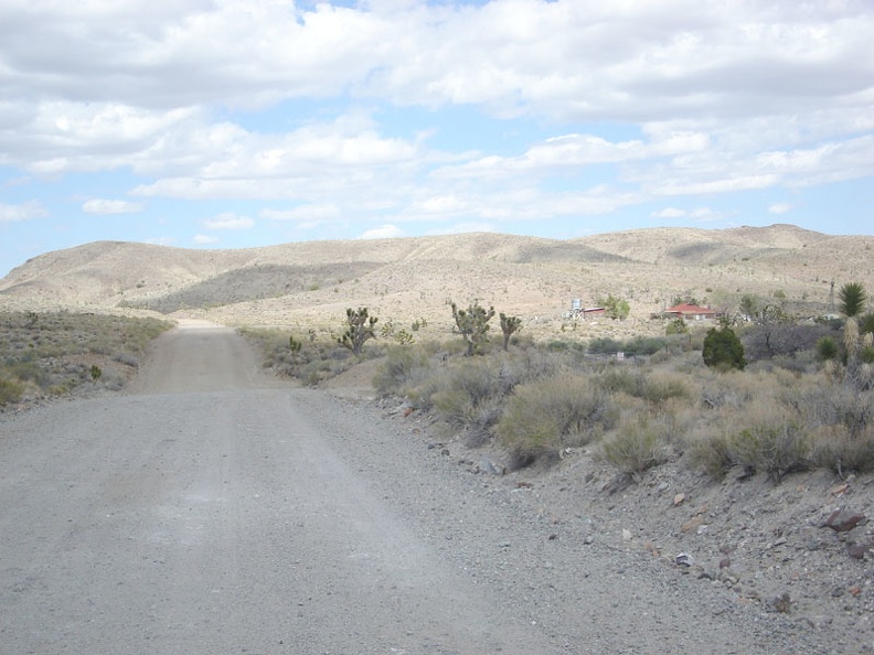 Well, I've been riding Ivanpah Road for a mile now and am passing the settlement of Barnwell again; so far, so good!