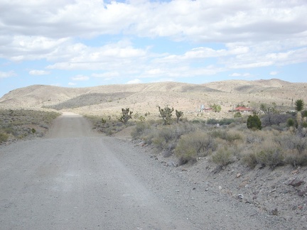 Well, I've been riding Ivanpah Road for a mile now and am passing the settlement of Barnwell again; so far, so good!