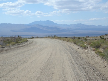  As Ivanpah Road comes out of the hills, views into the valley open up