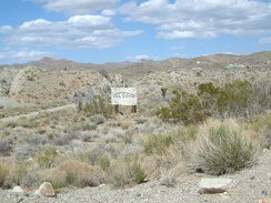 I pass the worn sign to the old Goldome mine