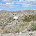 I pass the worn sign to the old Goldome mine