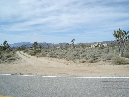 After six more uphill miles, I reach the little plateau at the top of Cima Road and turn down the dirt road to the campsites