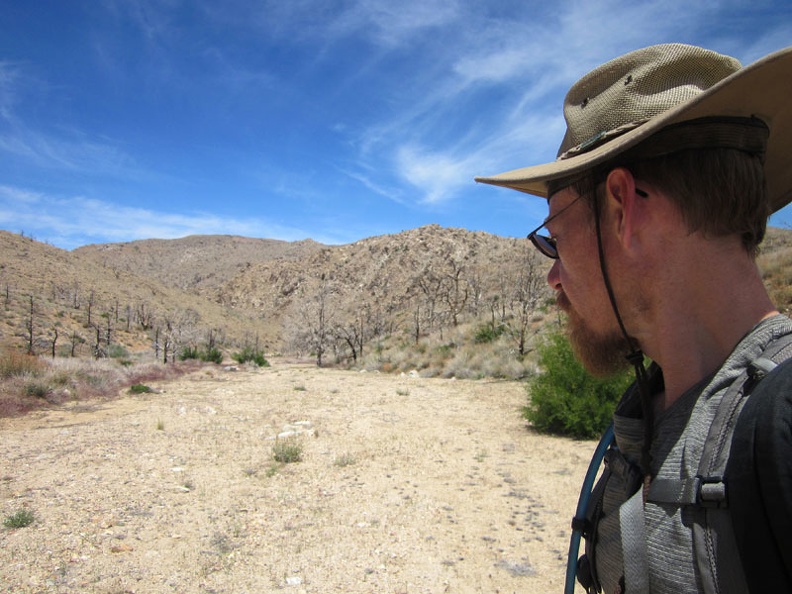 An instant later, I arrive near the top of Butcher Knife Canyon and start the downhill hike