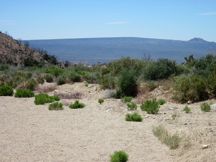 I'm finally out of Butcher Knife canyon and walking down an easy-to-hike sandy area