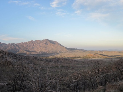 I get a decent view from these hills of Drum Peak as the sun goes down