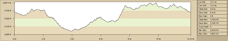 Five-springs hike in the northern Mid Hills/New York Mountains: route