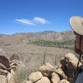 From here, I get a northeast view toward the highest peaks of the New York Mountains