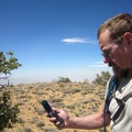 I ramble along the ridge above Cliff Canyon Spring a bit, and send a few text messages to let folks that all is well