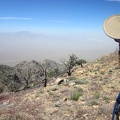 I keep looking back behind me at the saddle that leads down to Cliff Canyon Spring