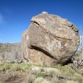 Front-on, these rocks look like a twisted, drunken face