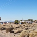 Now that I'm closer to town (Newberry Springs), I'm starting to pass more properties that are occupied
