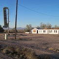 I take a quick glance at the old Henning Motel next door to the Bagdad Café as I get back on the road