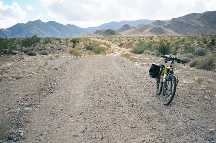 Riding down the old road just west of I-15