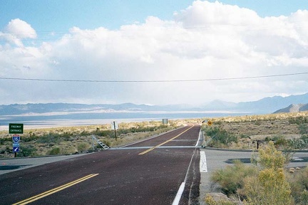 Cattle-guard on Nipton Road at I-15