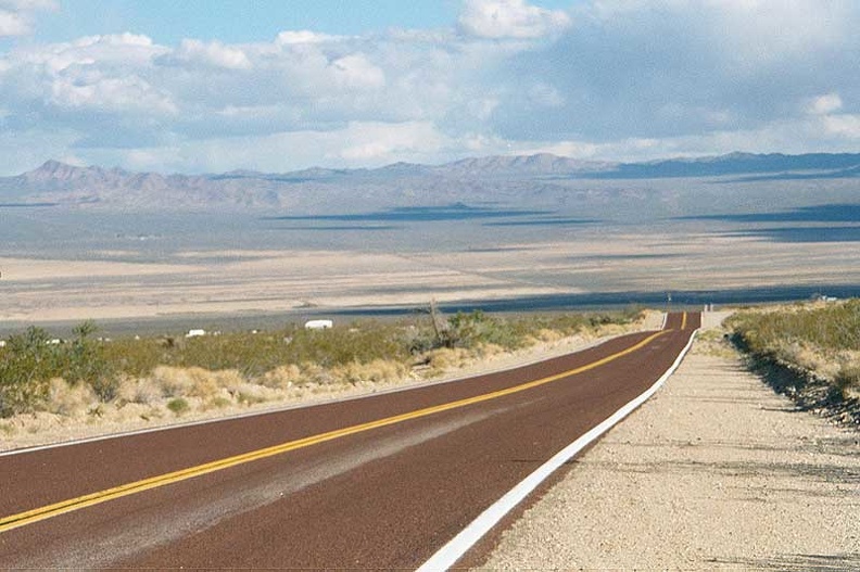 Top of Nipton Road, looking back toward "town"