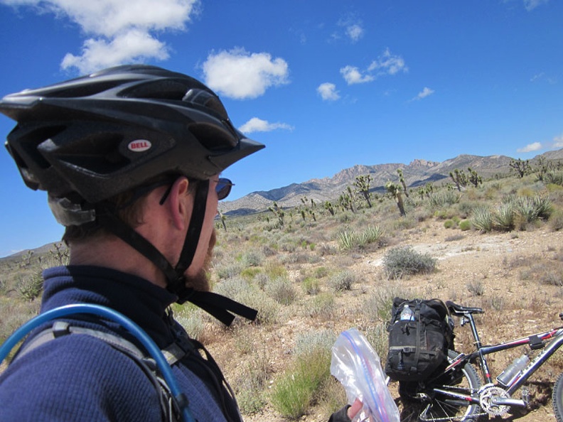 It's time for a short break to enjoy the solitude of Sagamore Canyon Cut-Off Road without the noise of the 10-ton bike