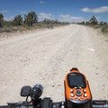 Ivanpah Road is wide and gravelly