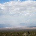 Hmmm... it looks like some light rain is falling further over in Ivanpah Valley