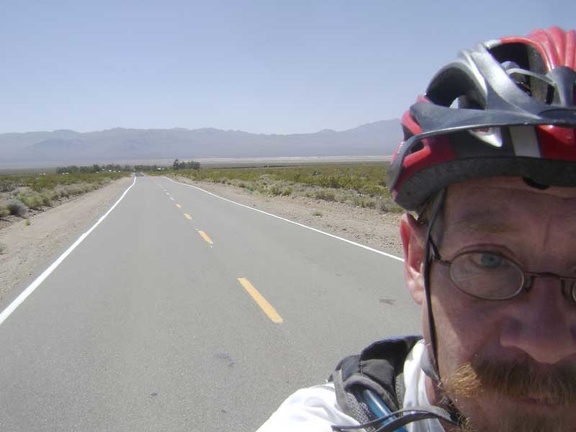 I start the climb up the hill away from Nipton toward the Nevada border