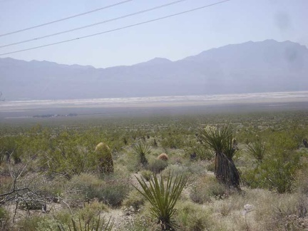 Nipton is still visible a few miles away down below