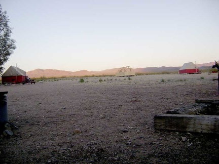 Some of that pink light spills across the hills in the background that I visited this afternoon