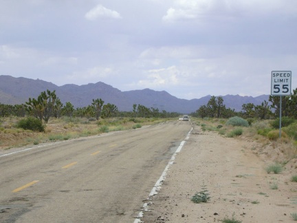 I depart Cima and ride down Morning Star Mine Road, one of Mojave National Preserve's main, high-speed, paved roads