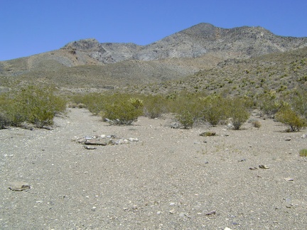 The old road is drivable for a short distance further, then ends at two campsites