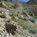 I come across what might be the remains of a dugout for food storage at an old prospecting site