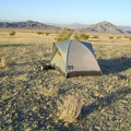 Early morning on the east side of Mojave National Preserve's Devil's Playground, with Cowhole Mountain in the background