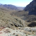 One option is to continue ahead, down into the south end of Old Dad Canyon and climb up Old Dad Mountain on a known ascent route