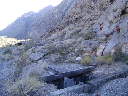 Just beyond the old truck, I stumble upon (and not into) an abandoned mine shaft; it looks like it might be quite deep