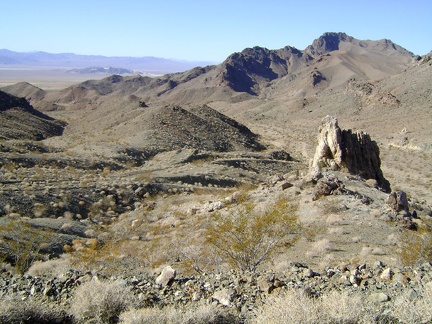 The old road leads me to a nice lookoff point from where I plot my next steps