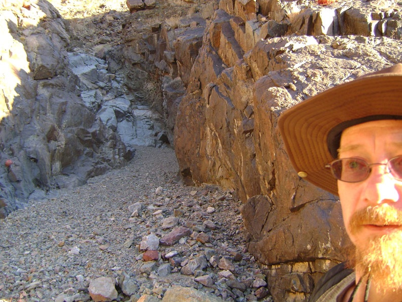 Oh good, a couple more bends in this little slot canyon