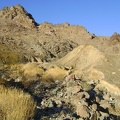 The road rejoins the wash in Idora Mine Canyon above the slot canyon