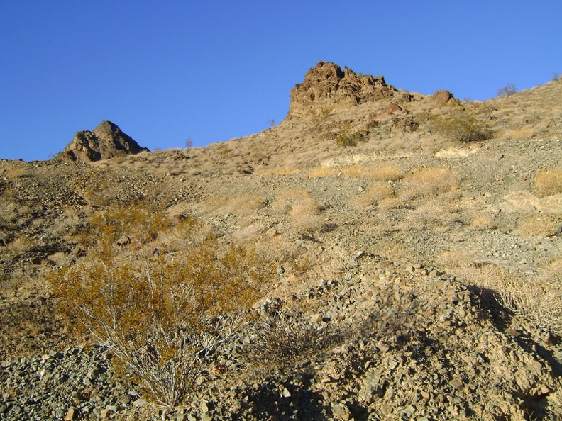 Getting closer to the top of Idora Mine Canyon