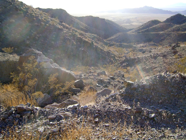 Nice views looking back down Idora Mine Canyon