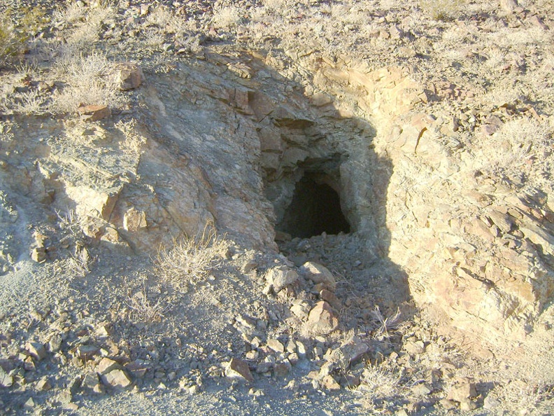 A little further is a small tunnel dug into the side of the hill