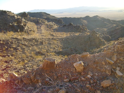 I try to imagine an old vehicle driving up this road 50, or 80, years ago