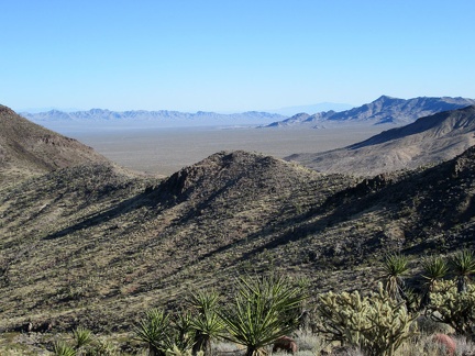 Nice views across the next valley toward the Dead Mountains Wilderness area, outside Mojave National Preserve