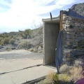 Only a small piece of the stone walls remains of the house that once stood near Pachalka Spring, Mojave National Preserve