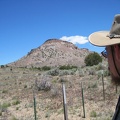 The Pinto Mountain hike starts by passing through the Wilderness-boundary markers