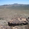 At the crest of Pinto Mountain, the southward views of Round Valley are excellent, as one would expect