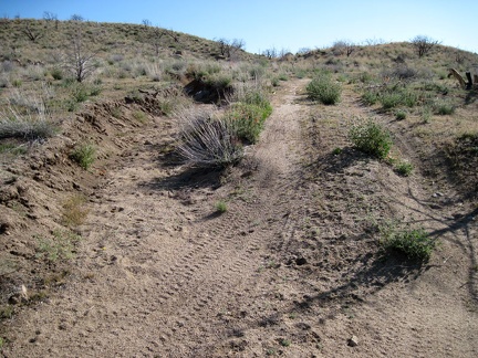 The shortcut road up to Black Canyon Road is a good ride (without a heavy load), about 3/4 mile long