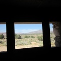 Gotta love the view toward the New York Mountains from the front windows of the Bert Smith Rock House