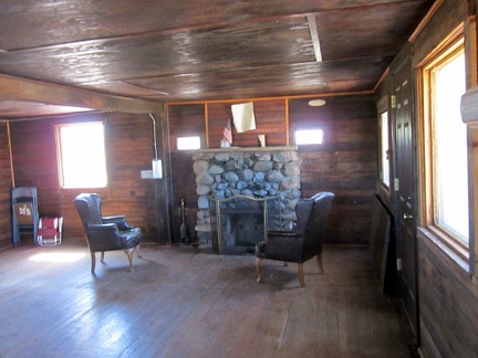 There's something so luxurious to me about the solid wood interior of the Bert Smith Rock House