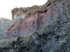 Colourful layers of earth are exposed in Piute Canyon