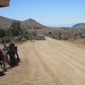 I pack up my bike and ride out of Mid Hills campground on my way to Blue Jay Mine, from where I'll hike into Beecher Canyon